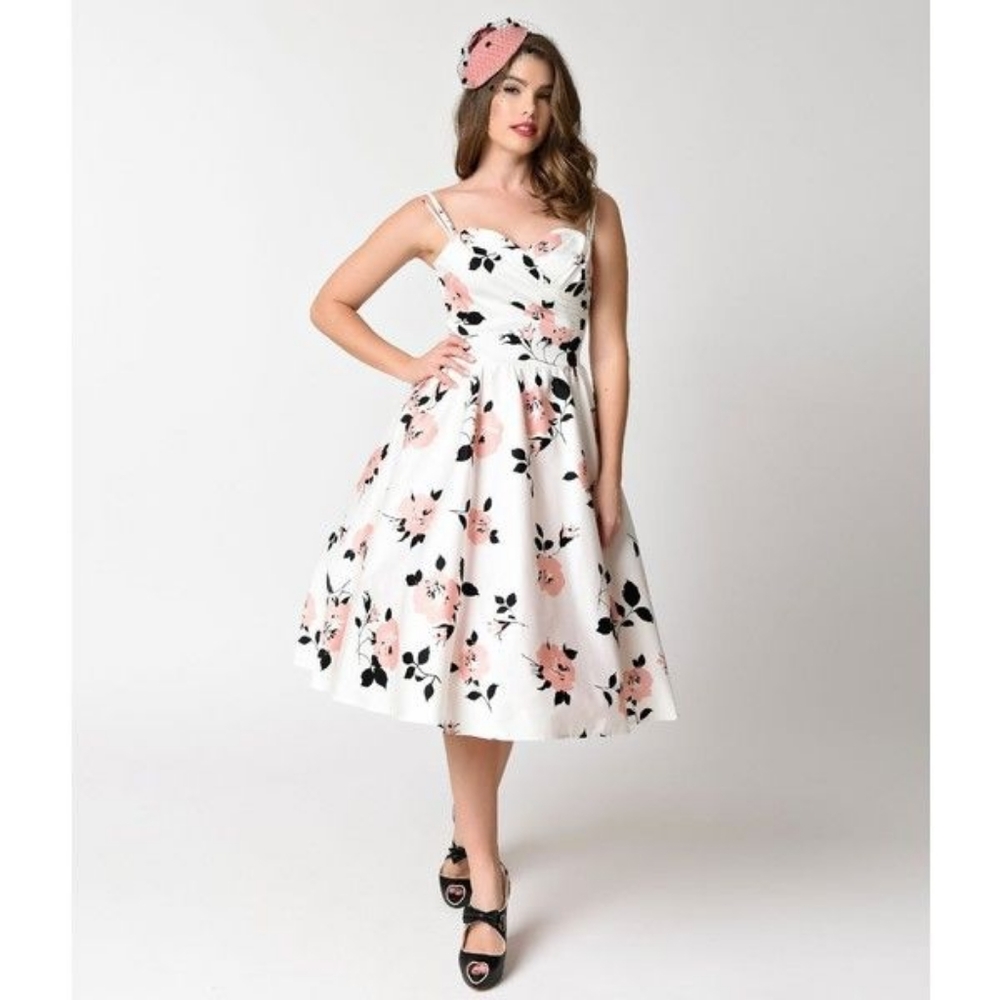 Stop Staring Vintage Inspired Swing Dress SZ 18.